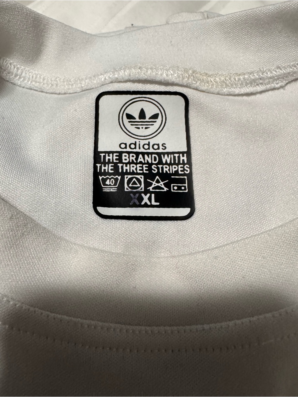 Adidas Originals ADICOLOR TRICOLOR TREFOIL 3 Stripe White Red Blue - Picture 6 of 6